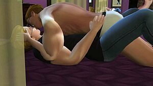 i fucked my clone in this wild cartoon scene