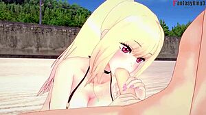 Marin Kitagawa On The Beach In My Dress-Up Darling