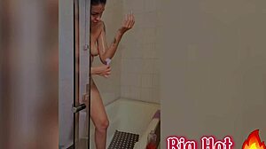 bia relaxing in the bath, shaving smooth for you
