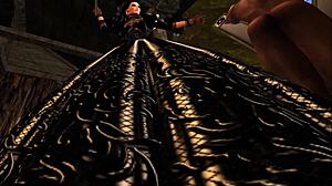 Lady Aranea in latex for discreet BDSM fantasy.