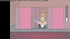 College lady bangs men in new BT Life hentai game