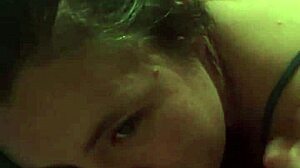 The Young Step Daughter Tells Kinky Sex Story While Sucking Huge Cock, Ending with Sloppy Facial Cumshot