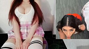 tetona from hooters fucks client, reacts to violet myers