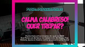 Brazílska Babe Jazdi Cowgirl s Špinavým Rozprávaním a Kričaním