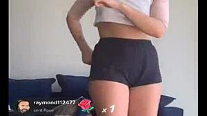 Blonde Titties Bounce During Workout!