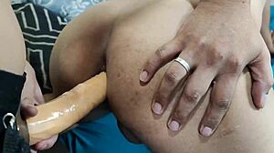 study friends fuck woman while gay friend uses anal toys