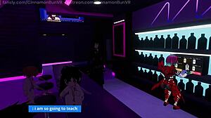 Slutty Girl Bound And Fucked By Machine In VRC ERP