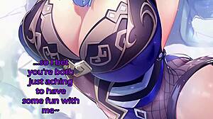 Yelan offers a thrilling edging experience in this hentai joi game