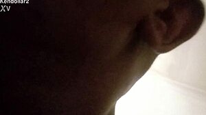 is he rearranging that tight pussy?