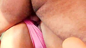 eating and cumming on her big bent over ass in doggystyle