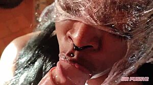 hardcore deepthroat interracial porn with ebony prostitute and big cock!