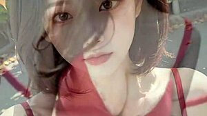 3Dアニメ 赤い服の日本美女 マンコプレイASMR！🔥