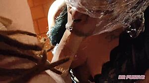 hardcore deepthroat interracial porn with ebony prostitute and big cock!