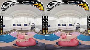 Virtual Yoga Session With Violet Gems