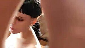 oral slave girl, uh, used in bukkake blowbang with dirty talk hd