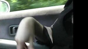 Exhibitionist With Big Natural Tits In The Park