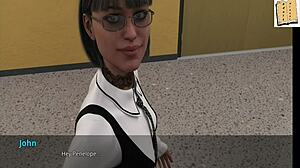 shauna unwinds with steamy college antics in 3d