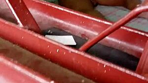 Caught wife enjoying some private time