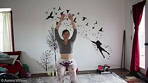 Yoga Lesson With Wife And Babe In Cute Fetish Instruction