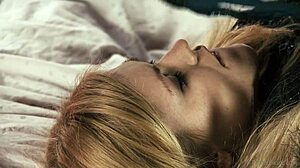 Blonde Delphine fingers herself 😏