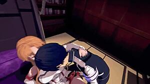 i love this sword art online footjob, it's so hot!!