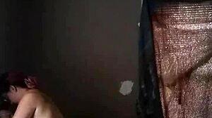 horny wife eagerly sucks and rides her husband's fat cock at home