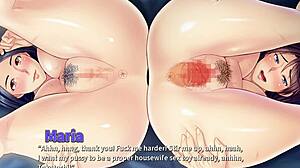 오 예, 그 악명 높은 이웃이 모든 섹스 씬에서 아내들 안에 세게 사정해 pt1.