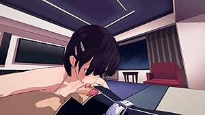 i love this sword art online footjob, it's so hot!!