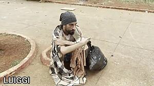 Pornstar Fucks Homeless Guy With Monster Cock