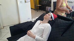 Enjoy Christmas 2021 with Paty Bumbum and Her Brazilian Girlfriend!