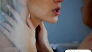 Wow, Two Attractive Babes Fucking Blue Dildo While Licking Each Other!