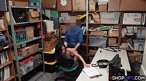 Silent Asian Teen Gets Punished With Cock In Office