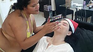 Enjoy Christmas 2021 with Paty Bumbum and Her Brazilian Girlfriend!