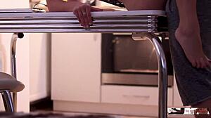 Quick Encounter Before Dinner In Amateur Homemade Video