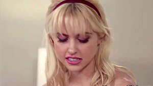 Blonde teen 18+ rides masseur's cock like a dirty whore in reality. 😏