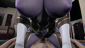 This 3D succubus in cosplay is ready to fuck you!