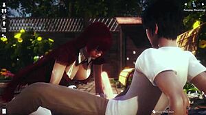 I love exploring Honey Select 2 with its redhead anime characters