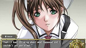 Dialogic Bible Black infection hits high priest end in black anime hentai playthrough part six
