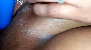 Wife uses vibrator intensely