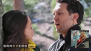 Stunning Abigail Mac Gets Pussy POUNDED in Forest by Small Hands!