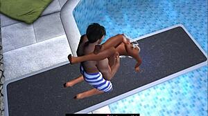 Captured At The Public Swimming Pool Jumping Board