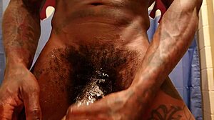 Hallelujah Johnson’s big black cock gets worshipped while someone’s watching me. What a thrill!