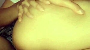 Mexican student girlfriend takes it deep in homemade anal fun