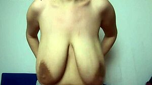Clapping My Huge Natural Tits for Wild Fun
