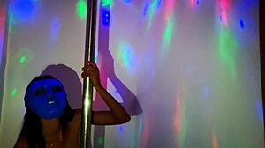 Stepmother Dances On Pole For Stepson In Religious Clothes