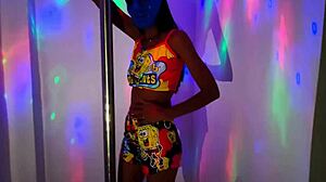 Stepmother Dances On Pole For Stepson In Religious Clothes