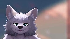 Furry Girl Rides Man Hard in Wild POV Hentai Clip.