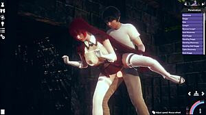 I love exploring Honey Select 2 with its redhead anime characters