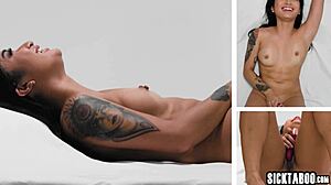 Ázijská MILF Avery Black dráždi s perfektným telom sólovo