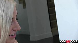 Best friends lesbian party with monster cocks.